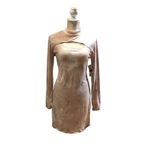 Tie Dye Long Sleeve Bodycon Dress